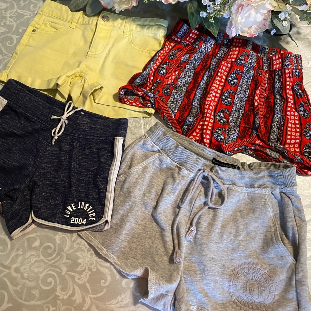4 Bundle of Girls Shorts Size 12